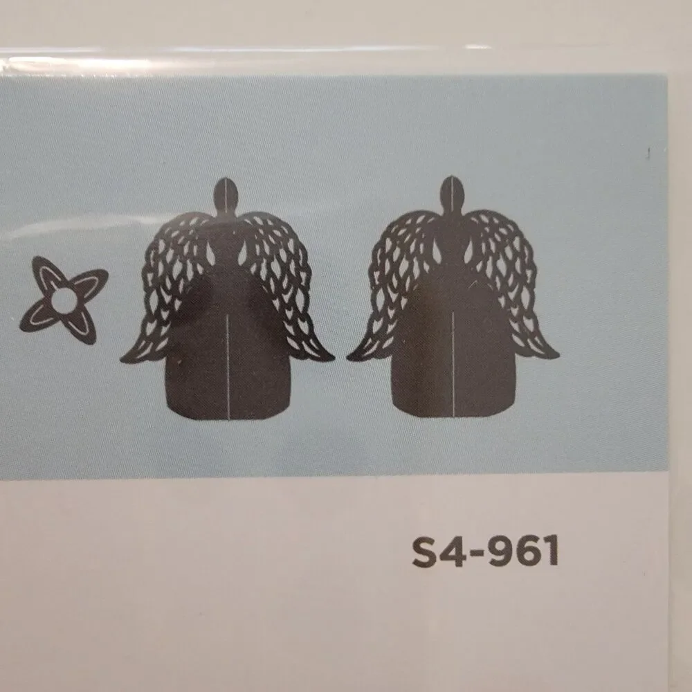Spellbinders 3D ANGEL ORNAMENT Steel Craft Die Set of 3 #S4-961 NEW
